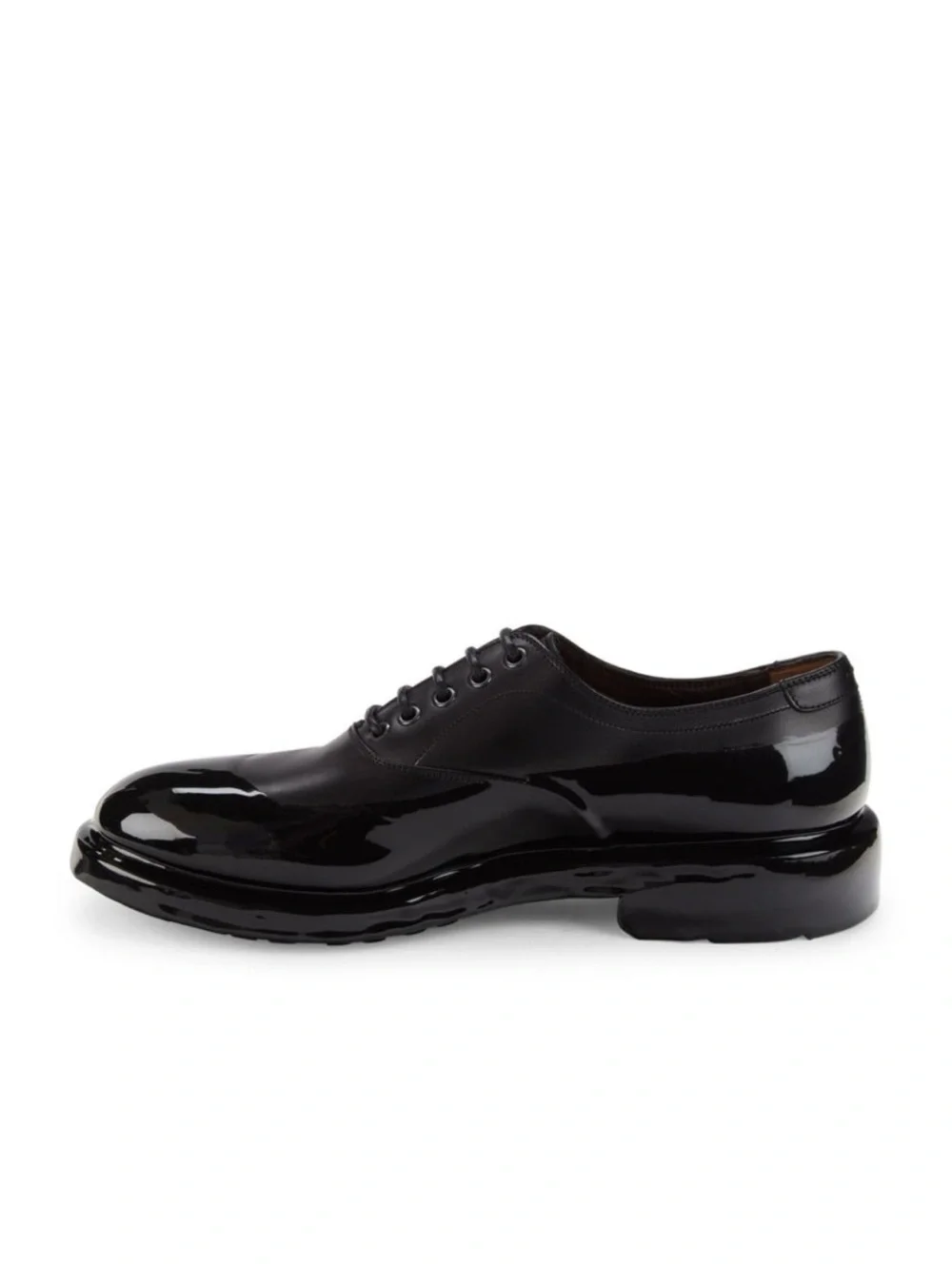 Salvatore Ferragamo Dipped Leather Oxford Shoes Size 6 EEE NEW in Box + DustBag